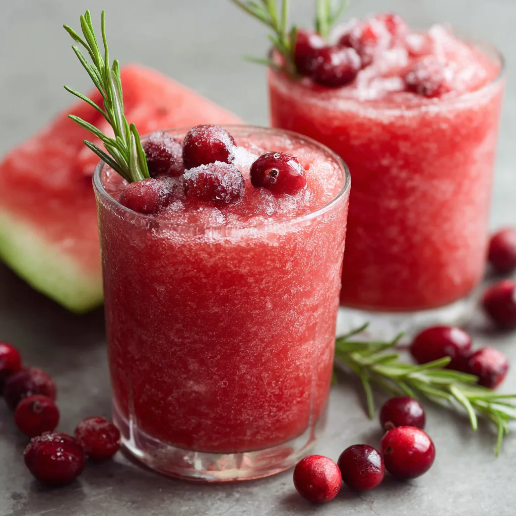 Watermelon Cranberry Slush Recipe - Recipe Image