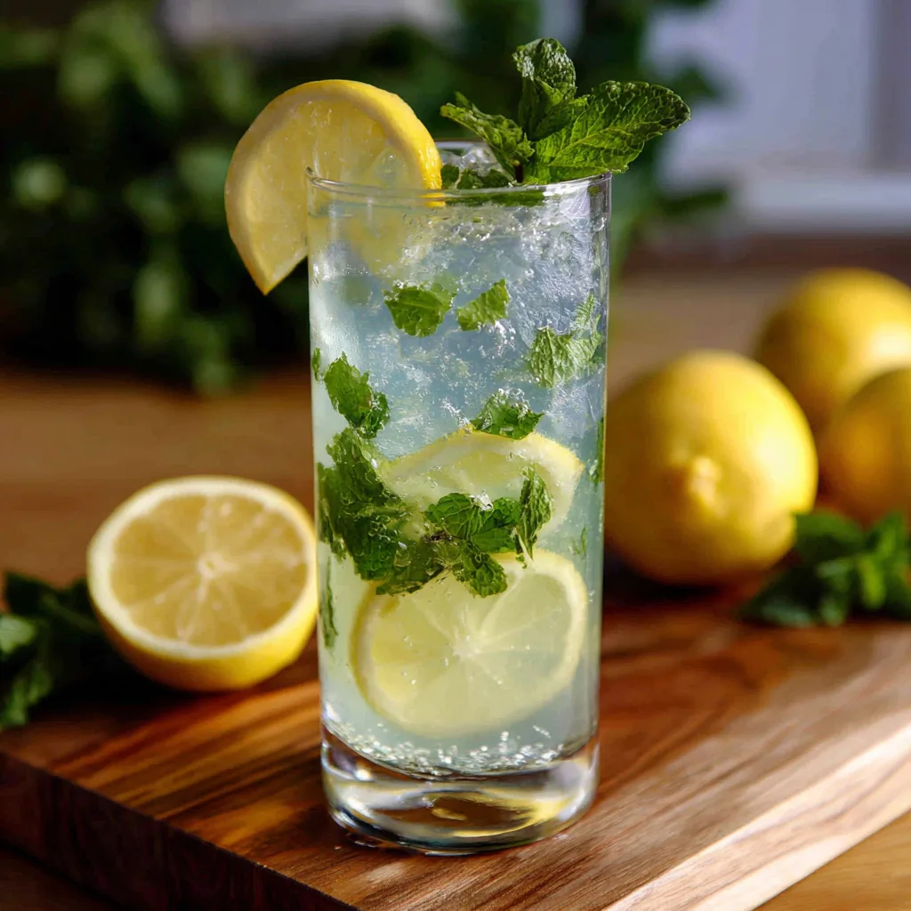 Lemon Mint Drink Recipe