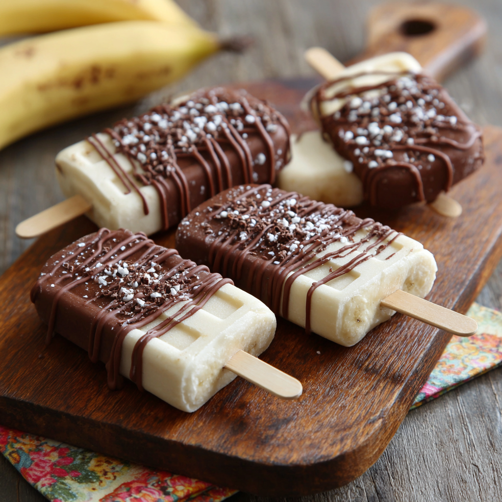 Chocolate Banana Pops Recipe