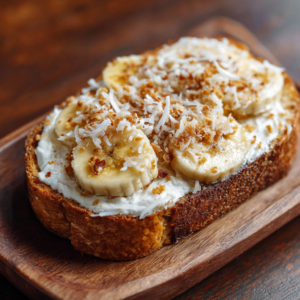 Banana Coconut Toast Recipe