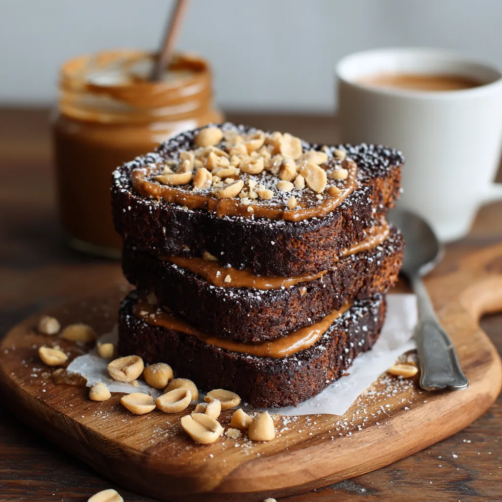 Chocolate Peanut Toast Recipe