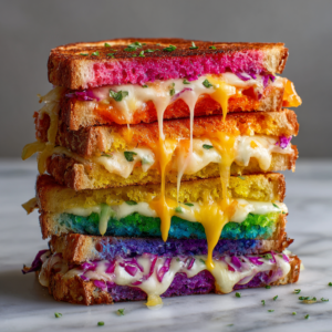 Rainbow Grilled Cheese Recipe