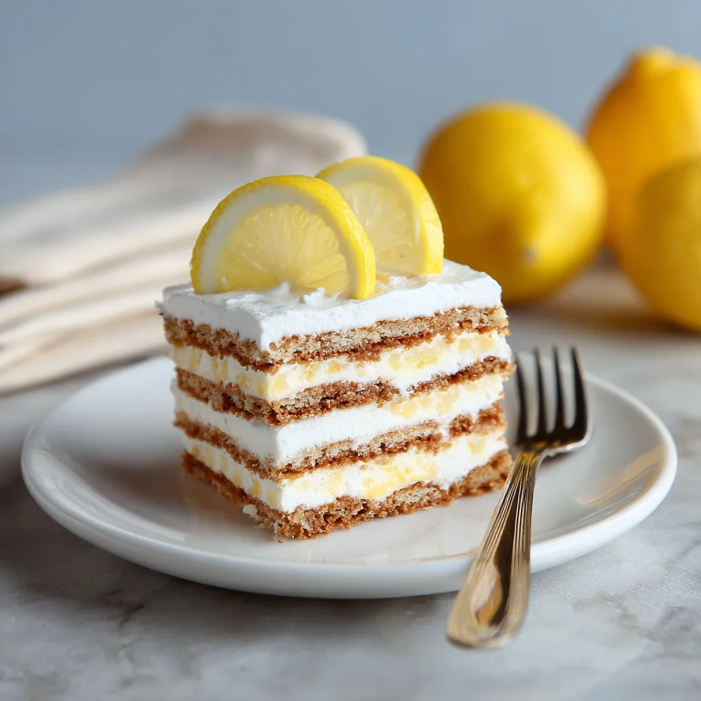 Lemon Icebox Cake Recipe
