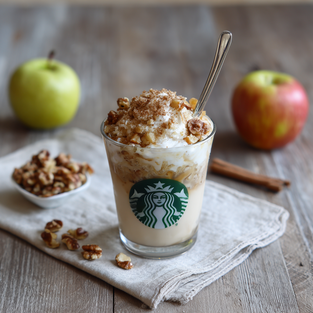 Iced Apple Crisp Cream Chai (Starbucks Copycat)