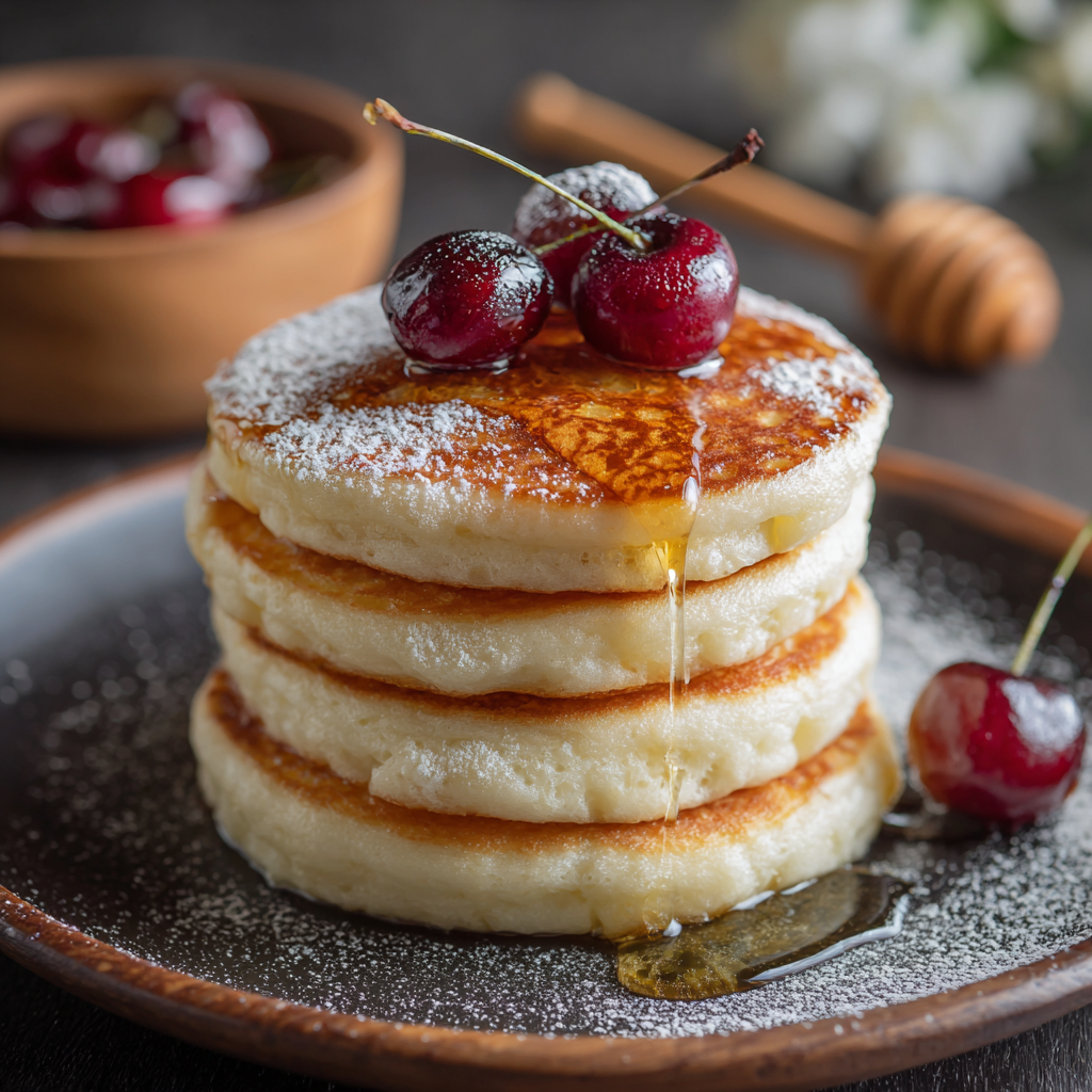 Mochi Pancakes Recipe - Recipe Image