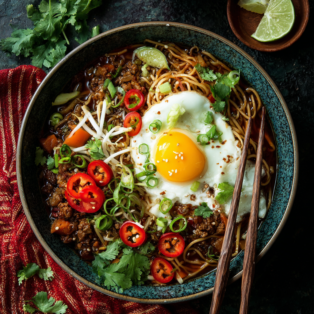 Sweet Chili Noodle Bowl Recipe