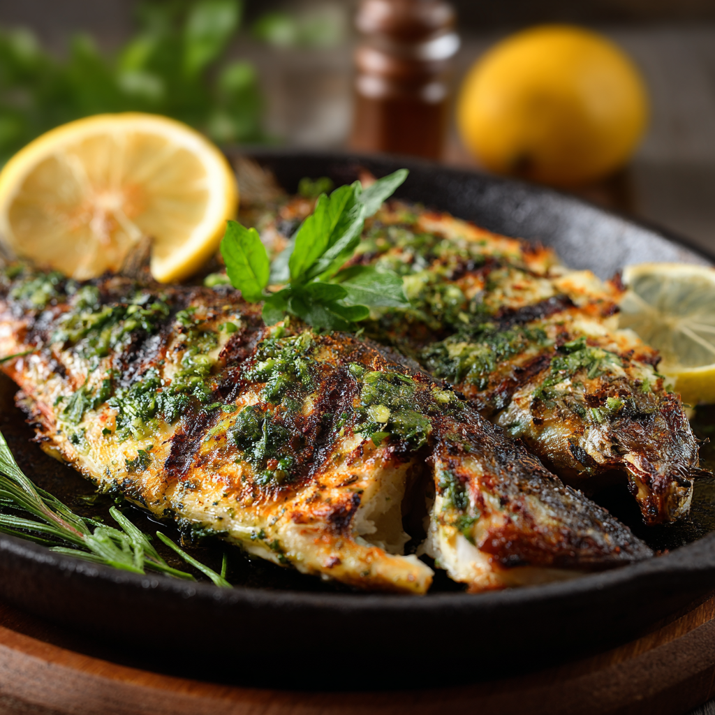 Lemon Herb Grilled Fish Recipe