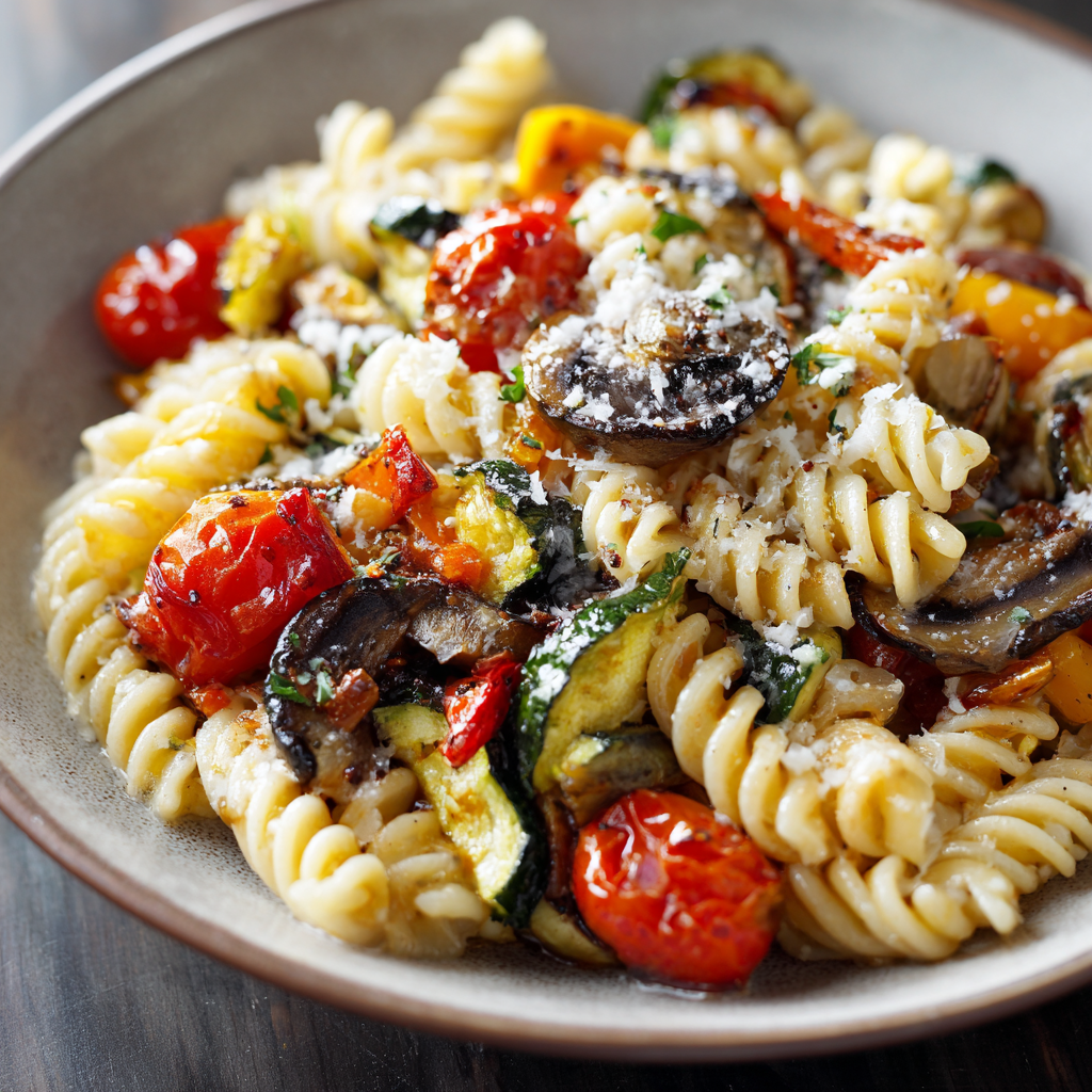 Roasted Vegetable Pasta Salad Recipe