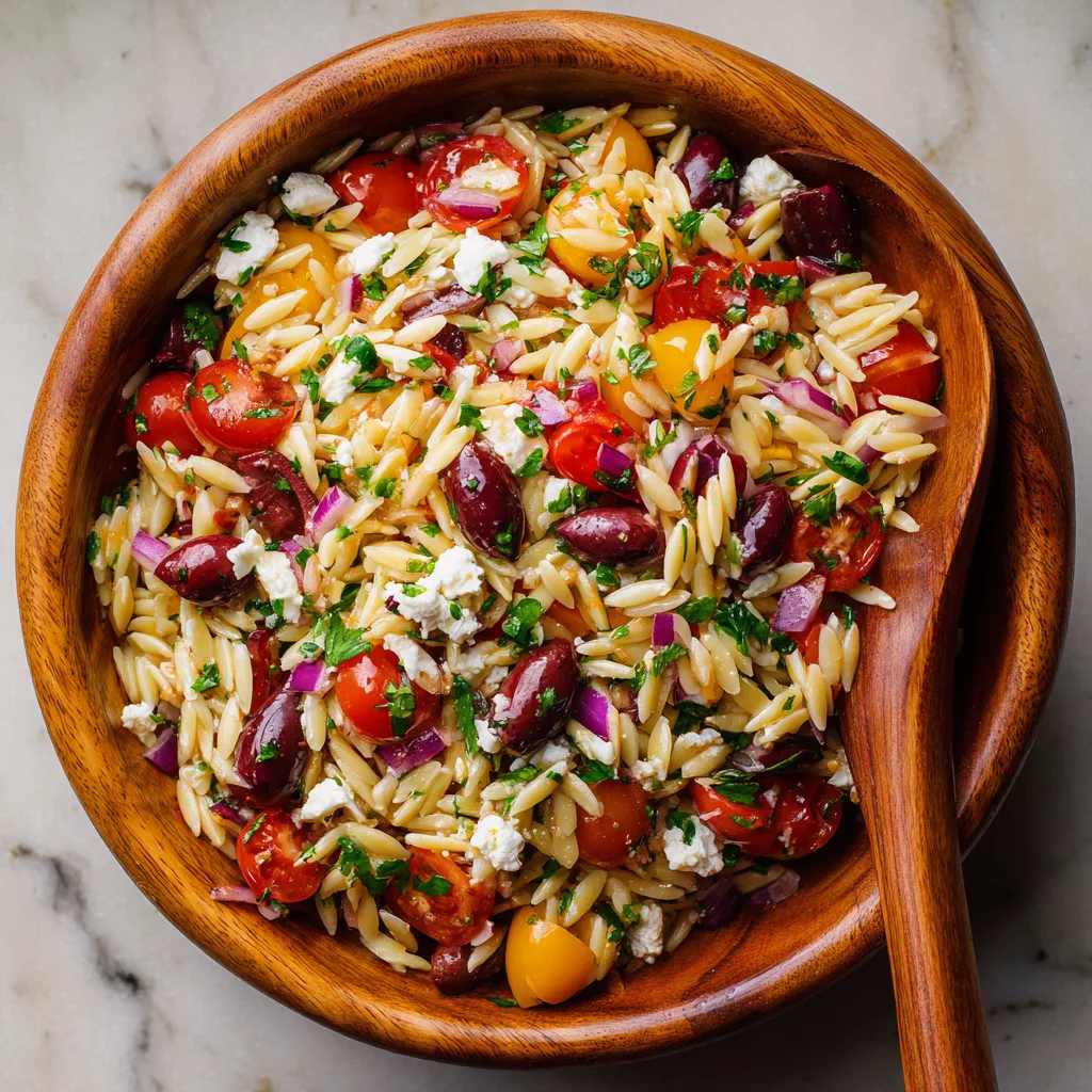 Mediterranean Orzo Salad Recipe