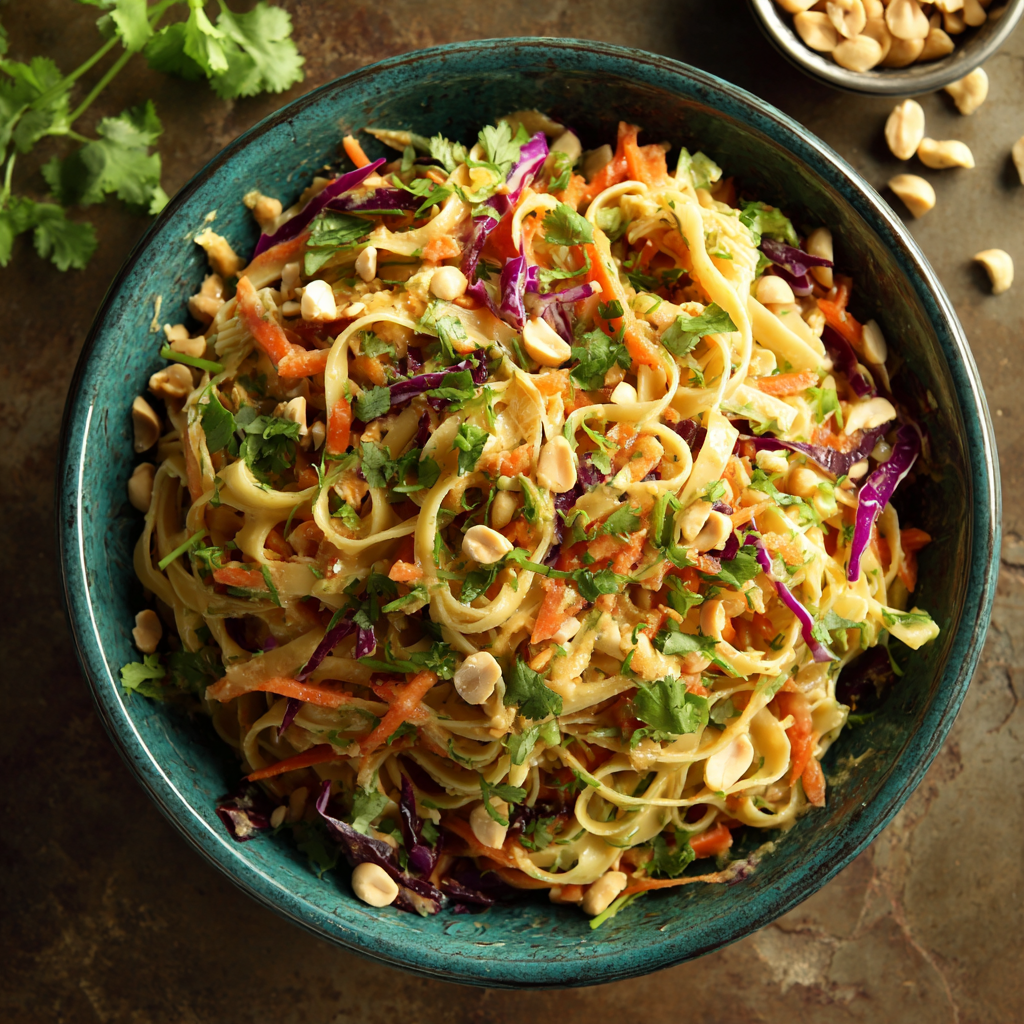 Thai Peanut Noodle Salad Recipe - Recipe Image