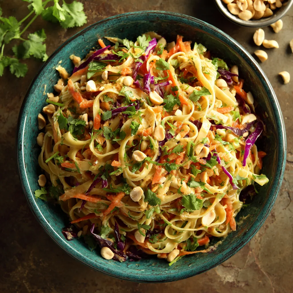Thai Peanut Noodle Salad Recipe 2 Thai Peanut Noodle Salad Recipe - Recipe Image