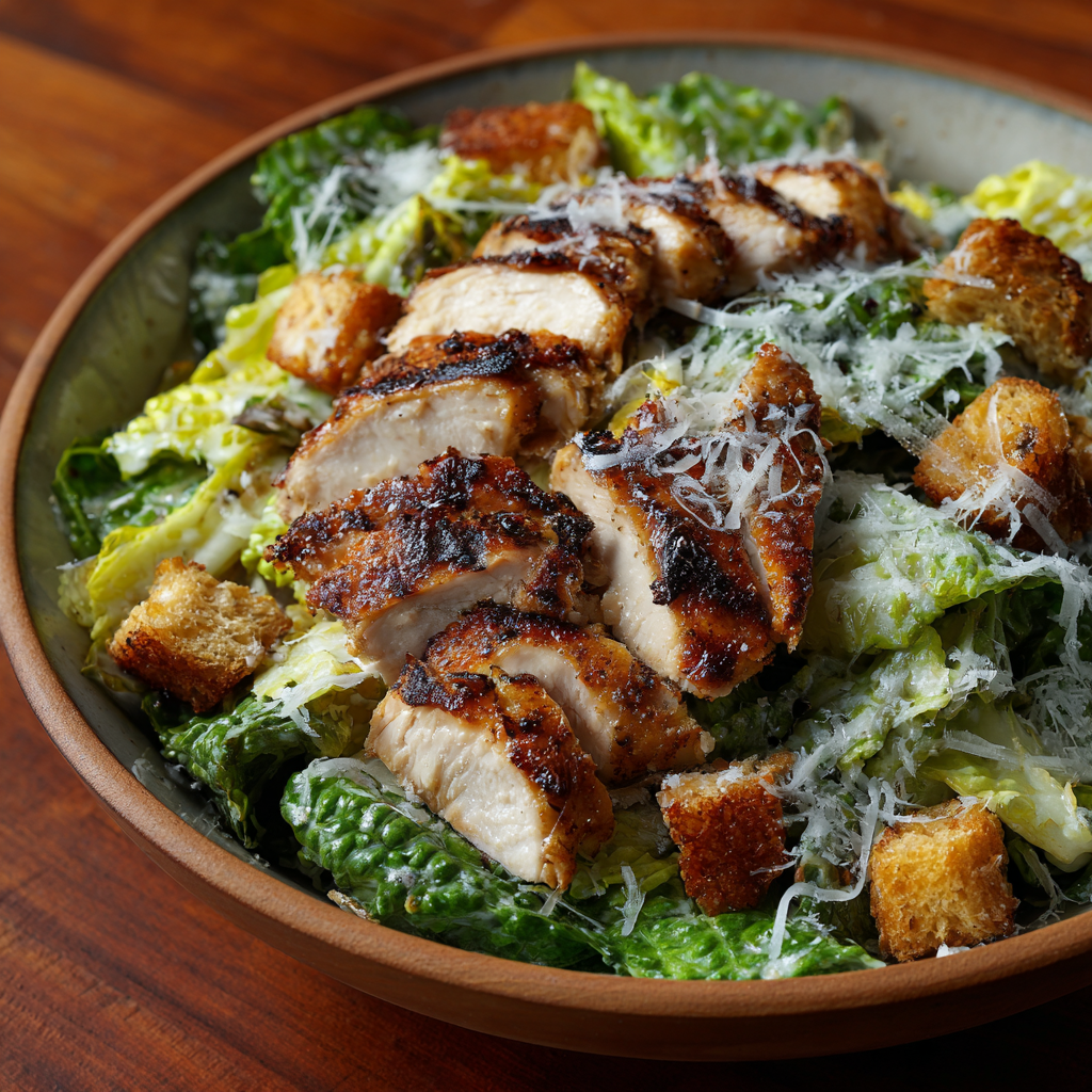 Grilled Chicken Caesar Salad Recipe - Recipe Image
