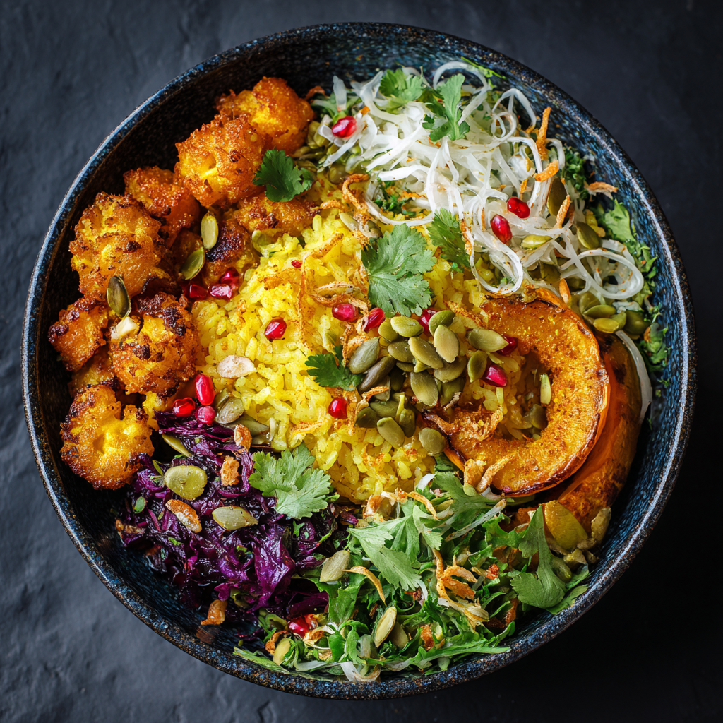 Spiced Pumpkin Coconut Rice Bowl Recipe - Recipe Image