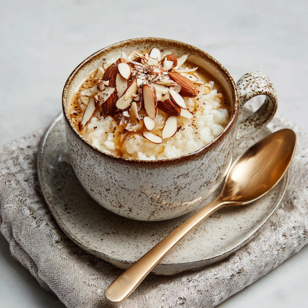 Almond Coffee Cream Rice Recipe 2 Almond Coffee Cream Rice Recipe - Recipe Image