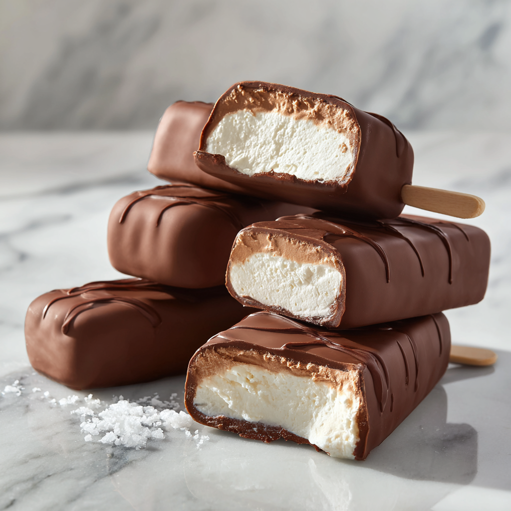 Frozen Chocolate Yogurt Bars Recipe 2 Frozen Chocolate Yogurt Bars Recipe - Recipe Image