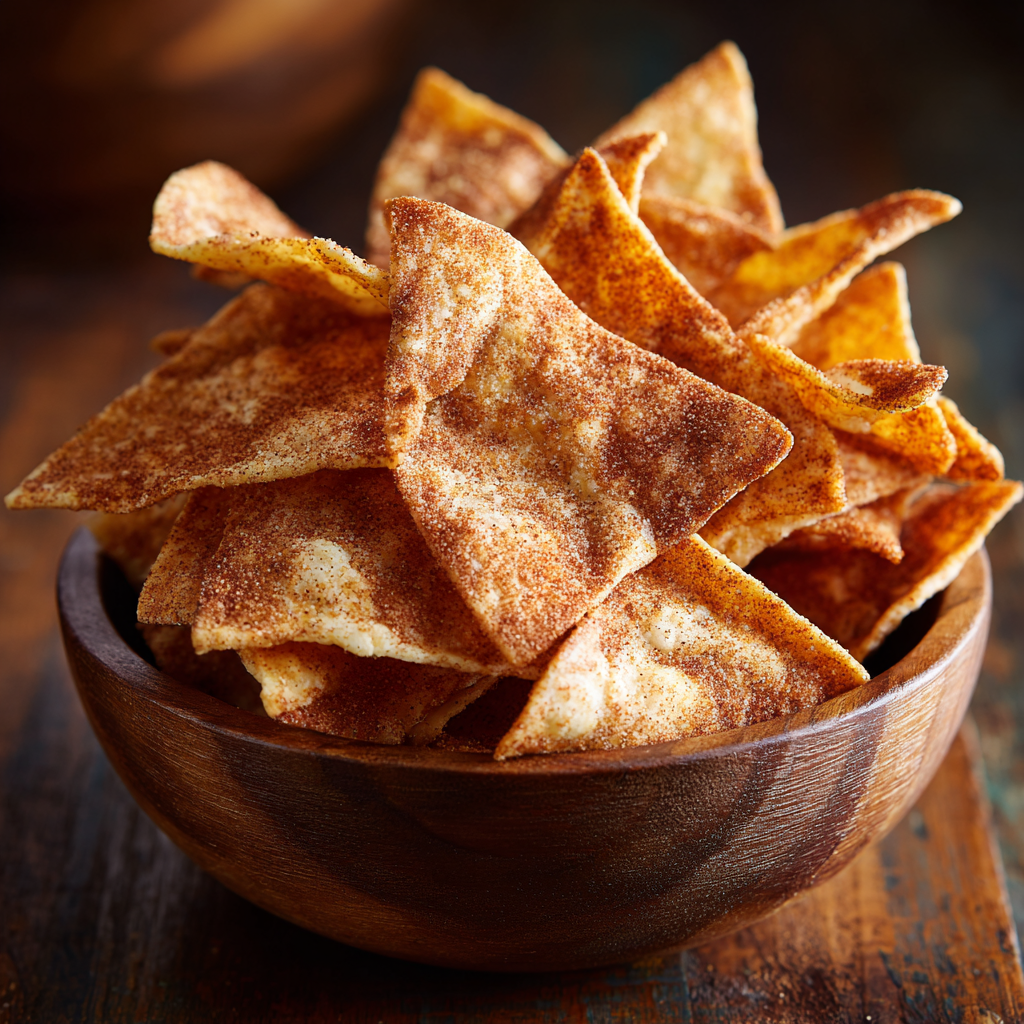 Tortilla Cinnamon Chips Recipe 2 Tortilla Cinnamon Chips Recipe - Recipe Image
