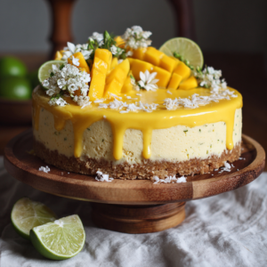 Mango Lime Cheesecake with Coconut Base Recipe