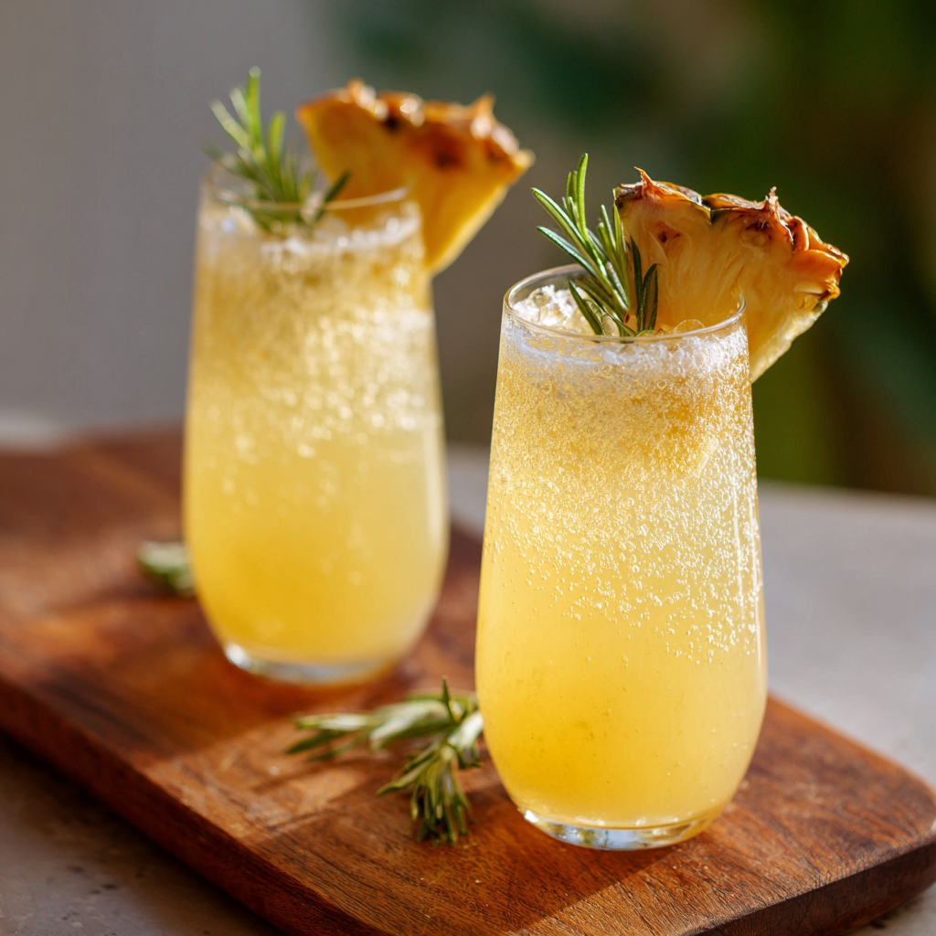 Pineapple Ginger Sparkler Recipe 2 Pineapple Ginger Sparkler Recipe - Recipe Image
