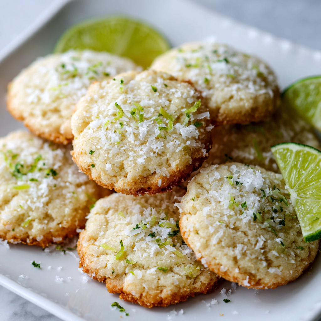 Coconut Lime Sugar Cookies Recipe - Recipe Image