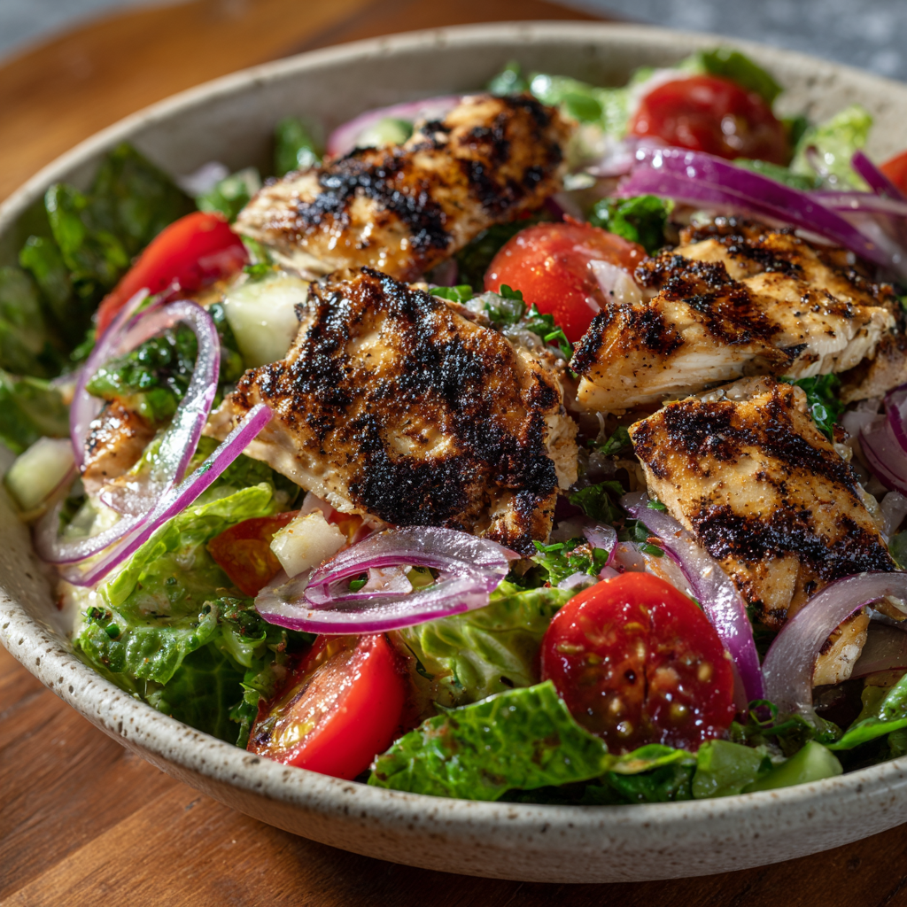 Grilled Chicken Salad Recipe 2 Grilled Chicken Salad Recipe - Recipe Image