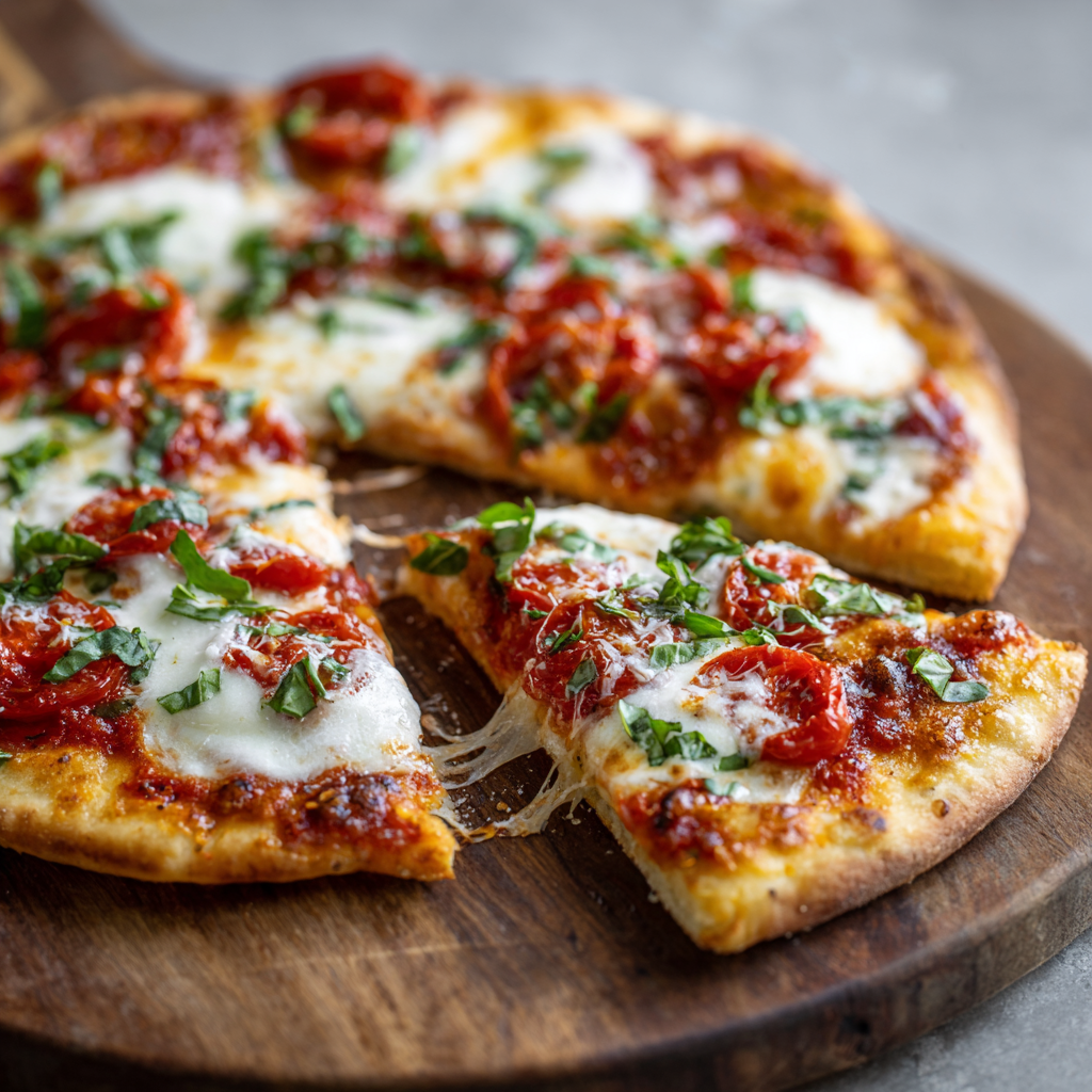 Margherita Pizza Recipe 2 Margherita Pizza Recipe - Recipe Image