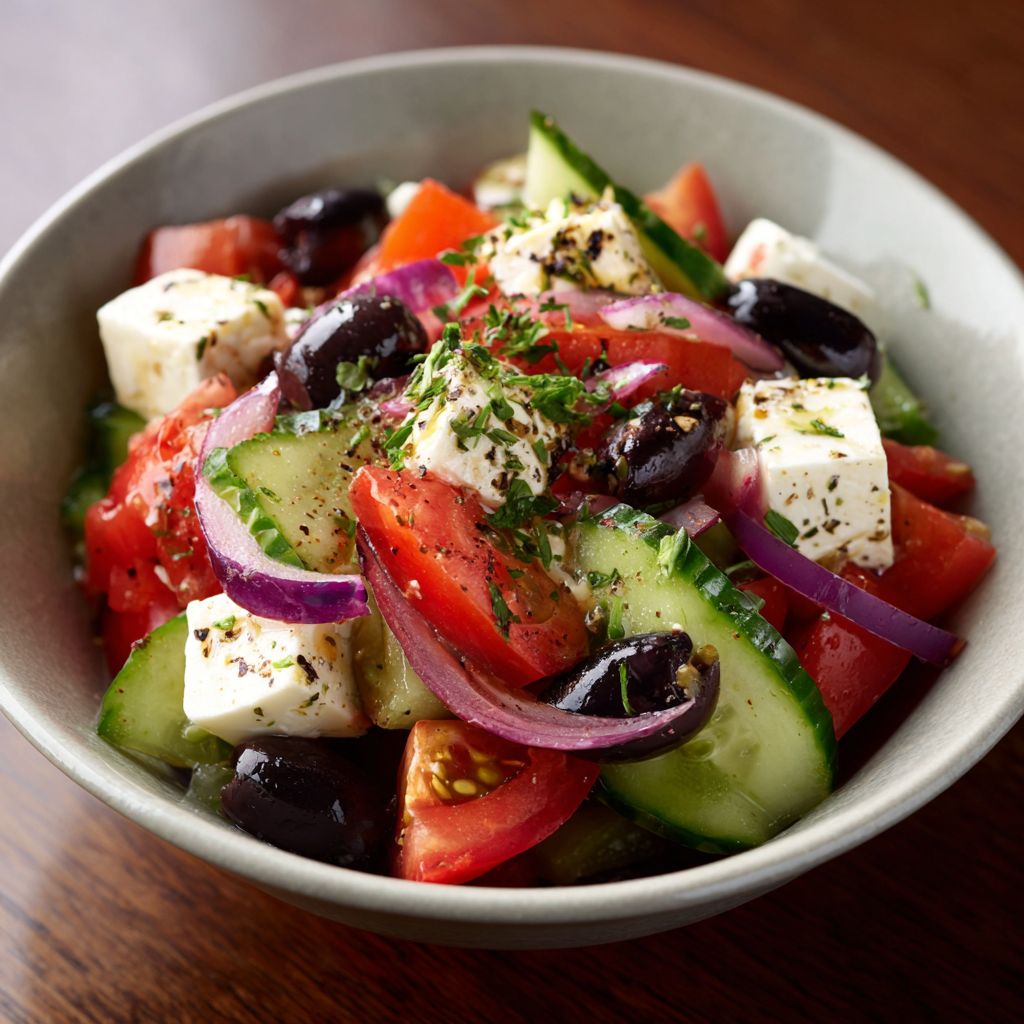Greek Salad Recipe 2 Greek Salad Recipe - Recipe Image