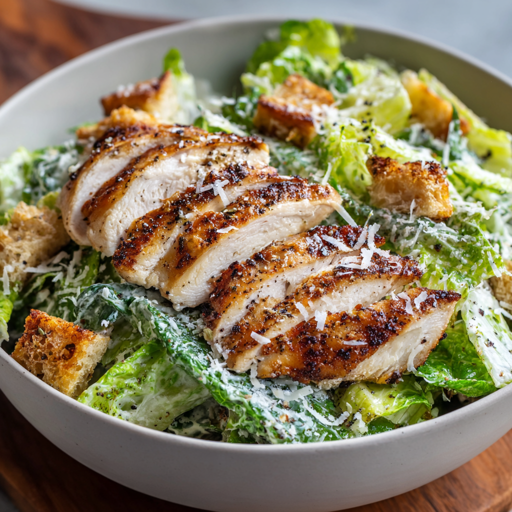 Chicken Caesar Salad Recipe 2 Chicken Caesar Salad Recipe - Recipe Image