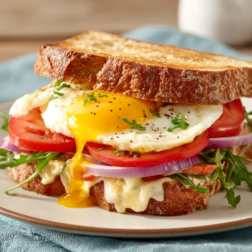 Egg Sandwich Recipe 2 Egg Sandwich Recipe - Recipe Image
