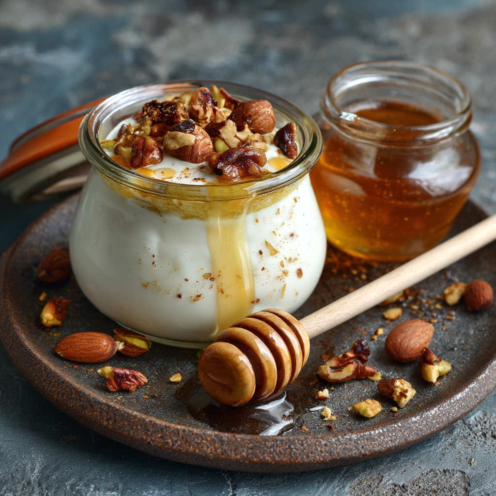 Yogurt with Honey & Nuts Recipe - Recipe Image
