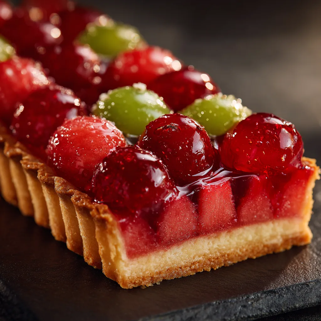 Watermelon Cranberry Tart Recipe 2 Watermelon Cranberry Tart Recipe - Recipe Image