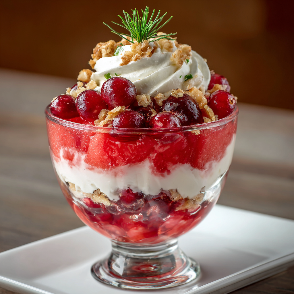 Watermelon Cranberry Sauce Dessert Recipe - Recipe Image