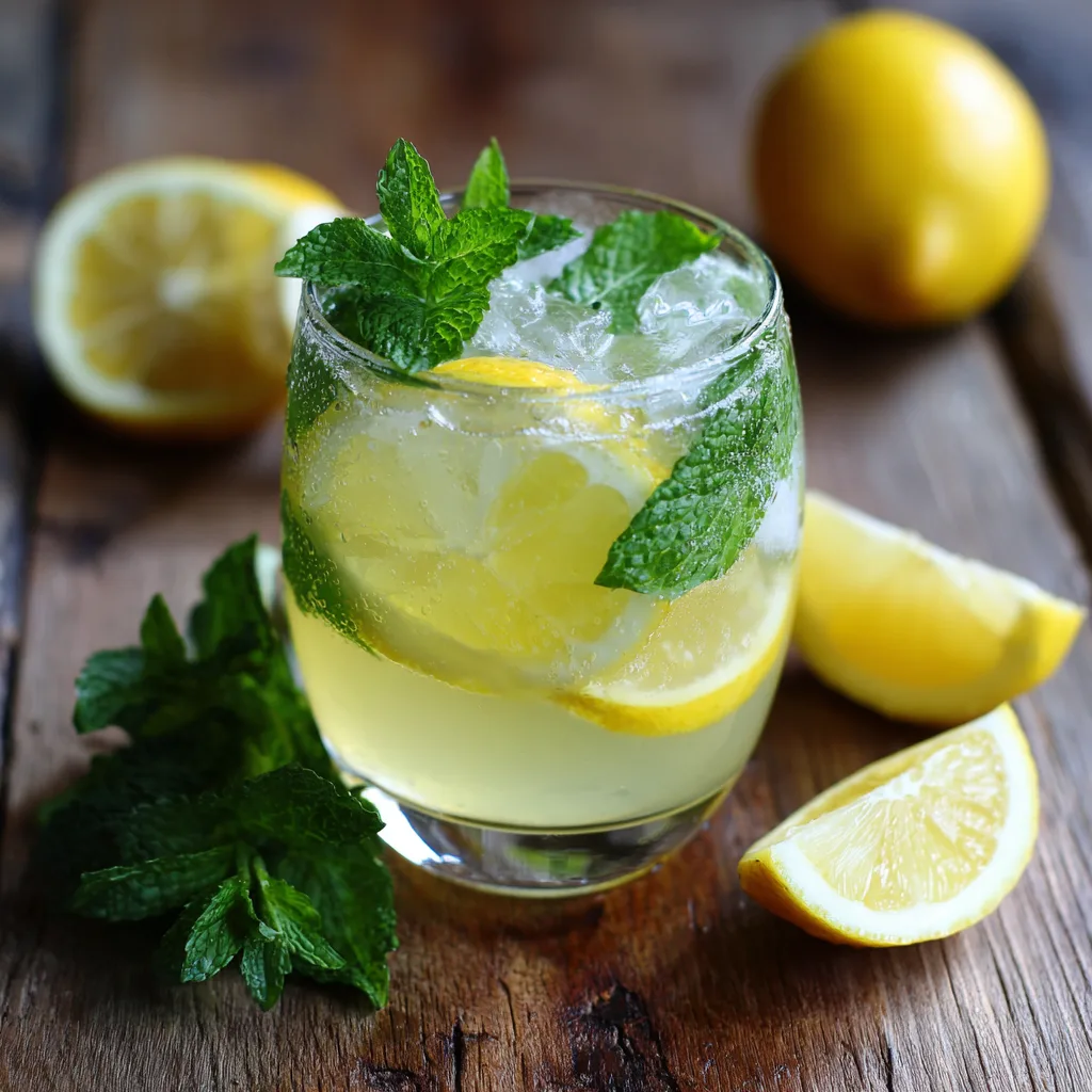 Lemon Mint Drink Recipe 3 Lemon Mint Drink Recipe - Recipe Image