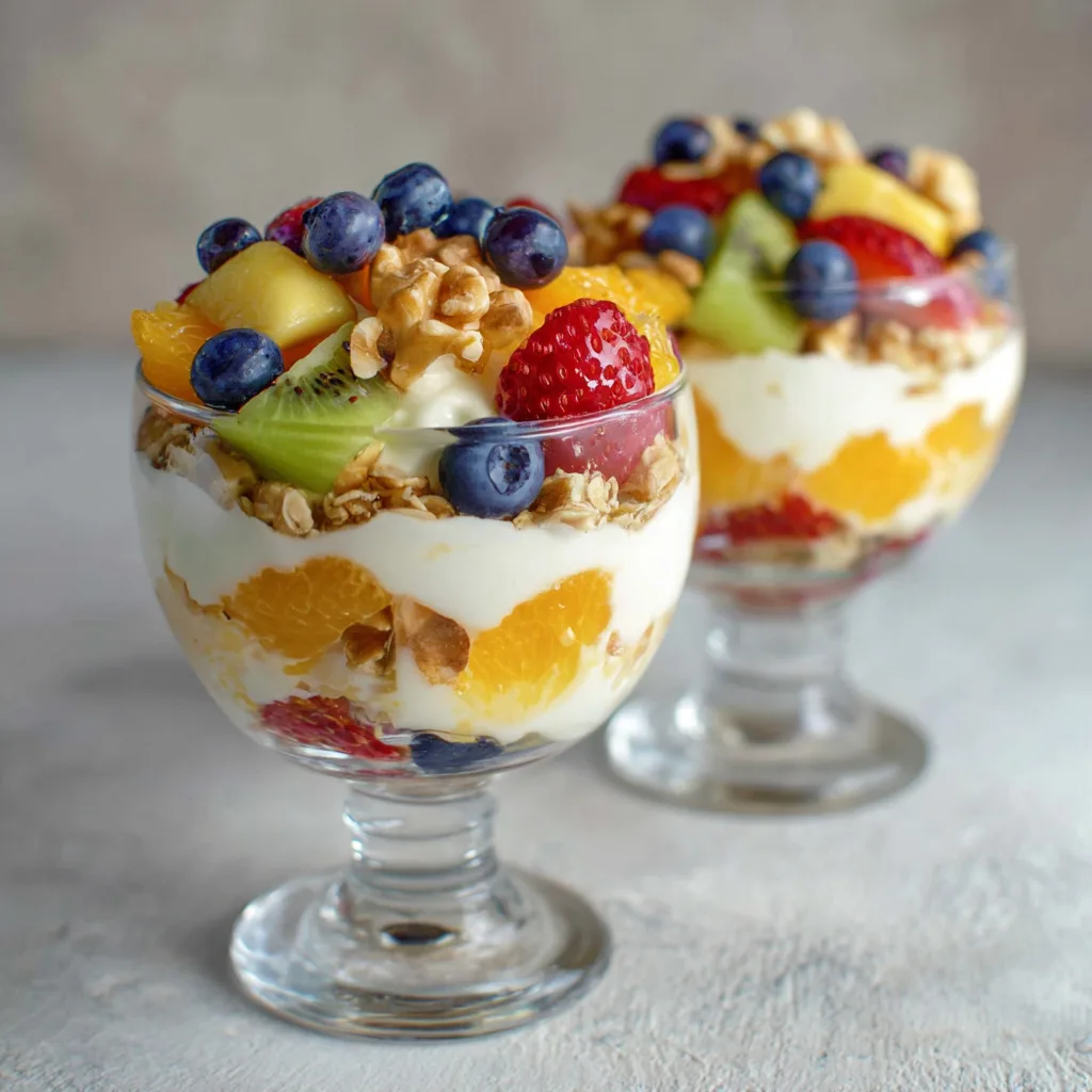 Fruit Yogurt Parfait Recipe 2 Fruit Yogurt Parfait Recipe - Recipe Image