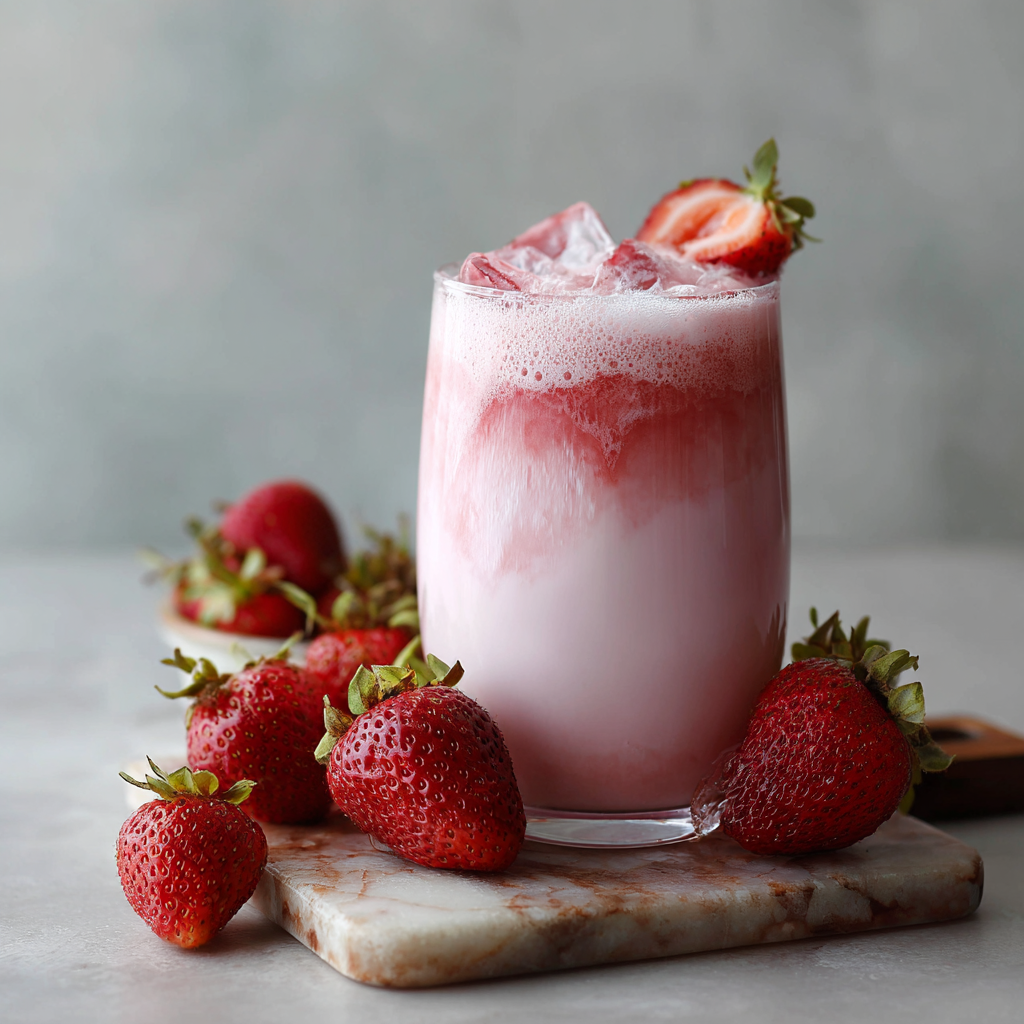 Strawberry Milk Recipe - Recipe Image