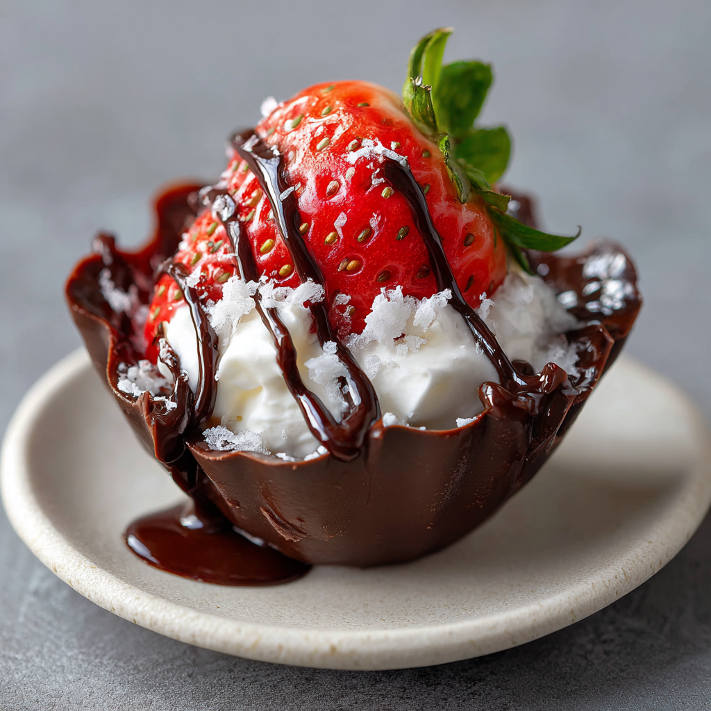 Chocolate Strawberry Cup Recipe - Recipe Image