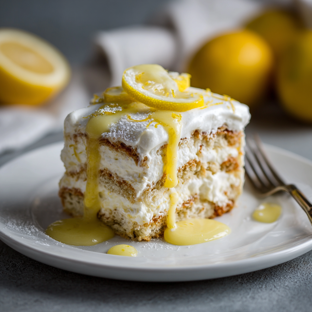 Lemon Icebox Cake Recipe - Recipe Image