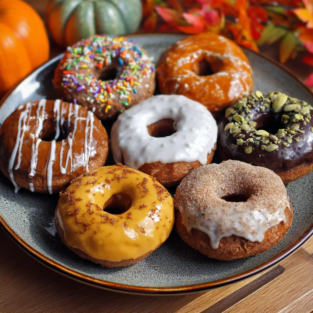 Pumpkin Donuts 3 Pumpkin Donuts - Recipe Image