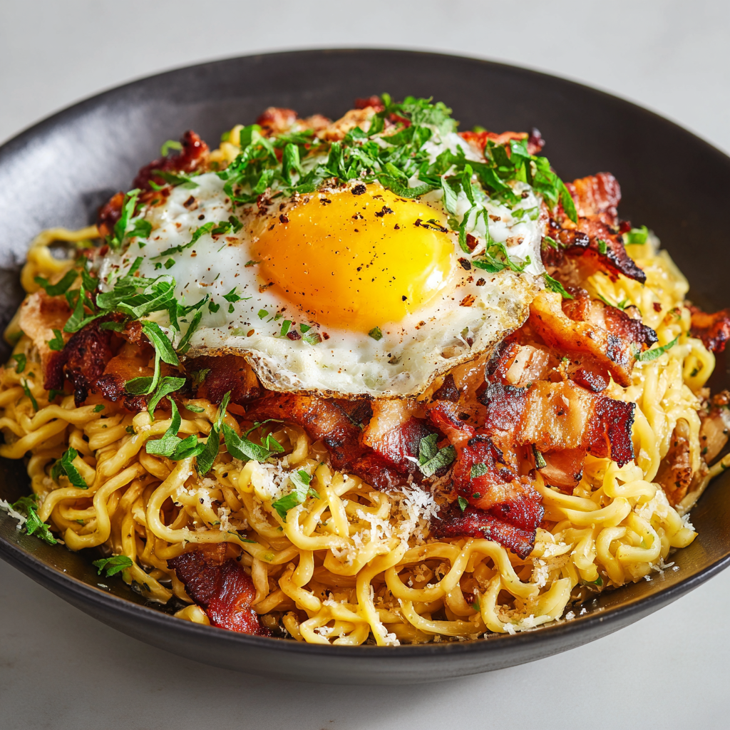 Ramen Carbonara Recipe - Recipe Image