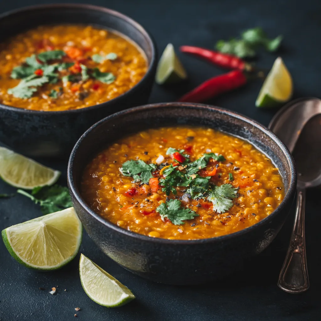 Coconut Curry Lentil Soup Recipe 3 Coconut Curry Lentil Soup Recipe - Recipe Image