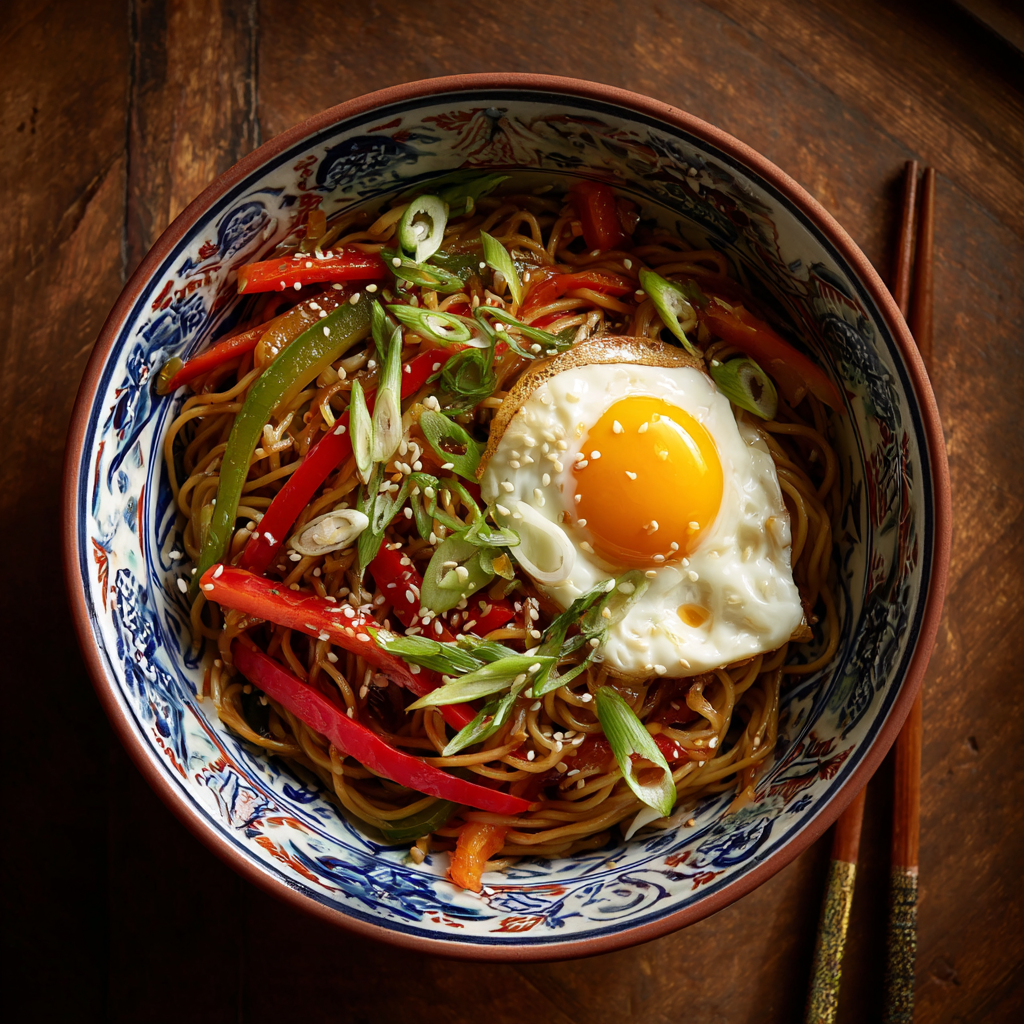 Sweet Chili Noodle Bowl Recipe - Recipe Image
