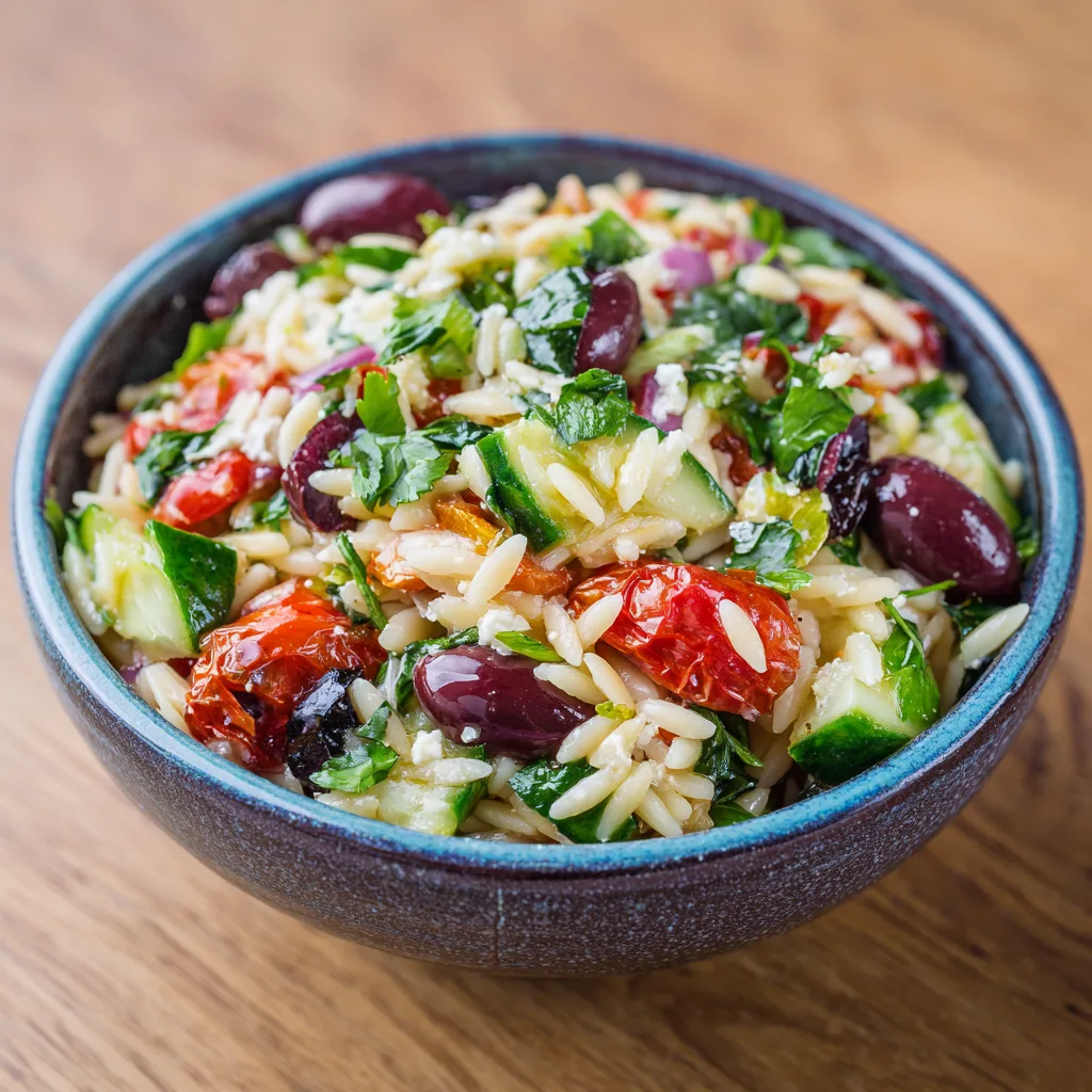 Mediterranean Orzo Salad Recipe - Recipe Image