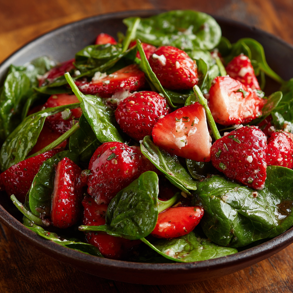 Strawberry Spinach Salad Recipe - Recipe Image