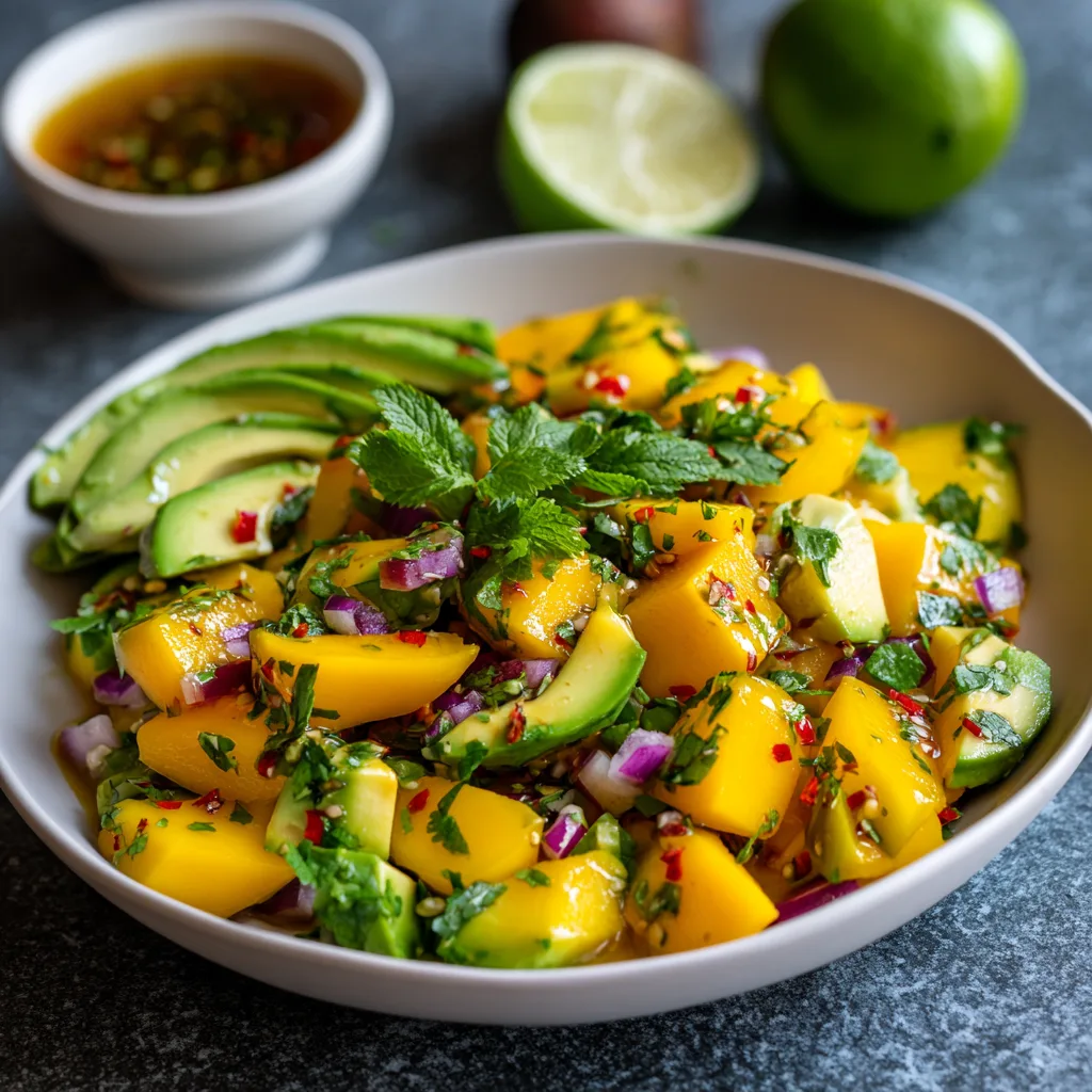Mango Avocado Salad Recipe - Recipe Image