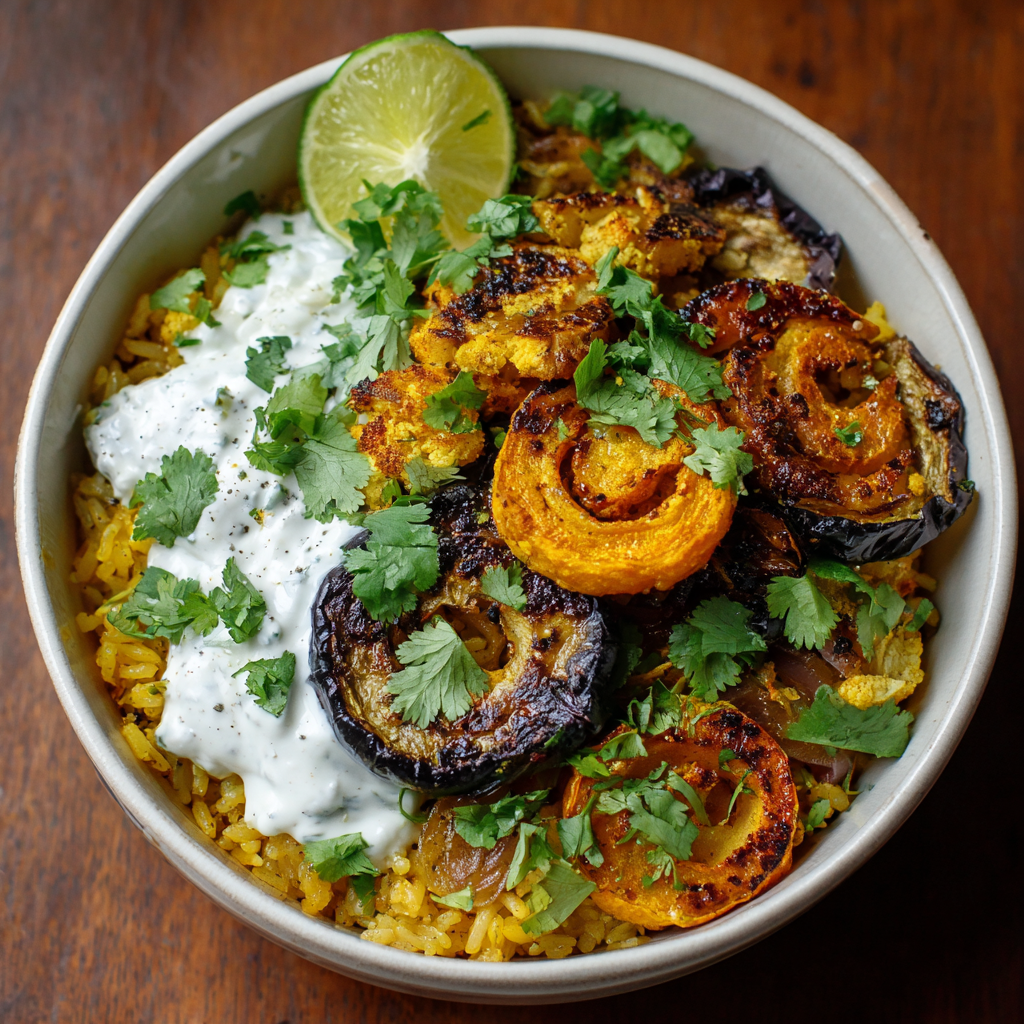 Spiced Pumpkin Coconut Rice Bowl Recipe - Recipe Image