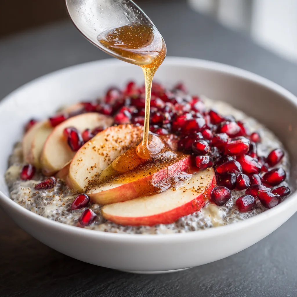 Apple Cinnamon Honey Chia Bowl Recipe 3 Apple Cinnamon Honey Chia Bowl Recipe - Recipe Image