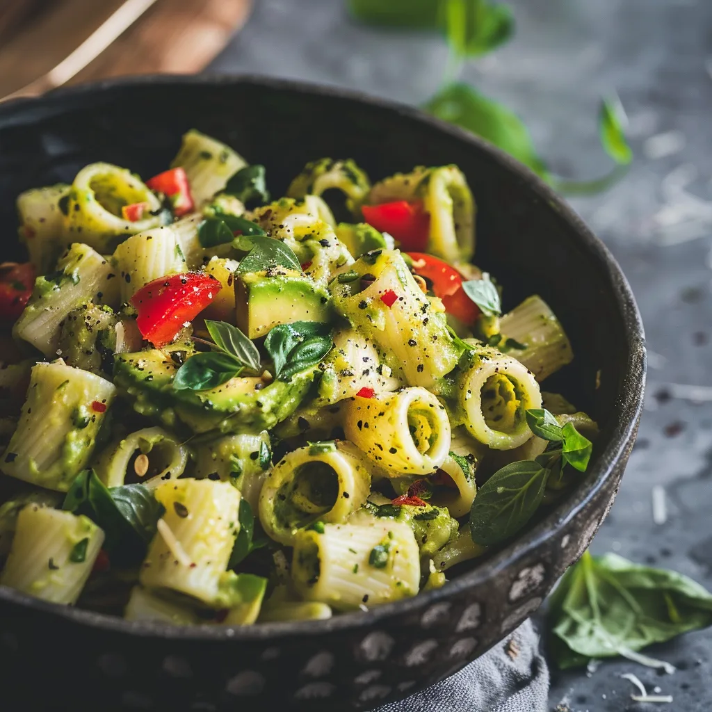 Creamy Avocado Pasta Salad Recipe - Recipe Image