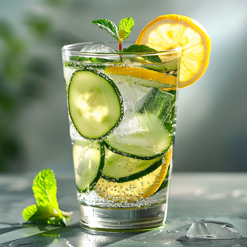 Cucumber Mint Lemon Cooler Recipe 3 Cucumber Mint Lemon Cooler Recipe - Recipe Image
