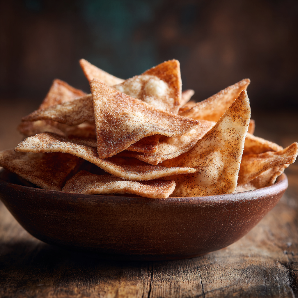 Tortilla Cinnamon Chips Recipe 3 Tortilla Cinnamon Chips Recipe - Recipe Image