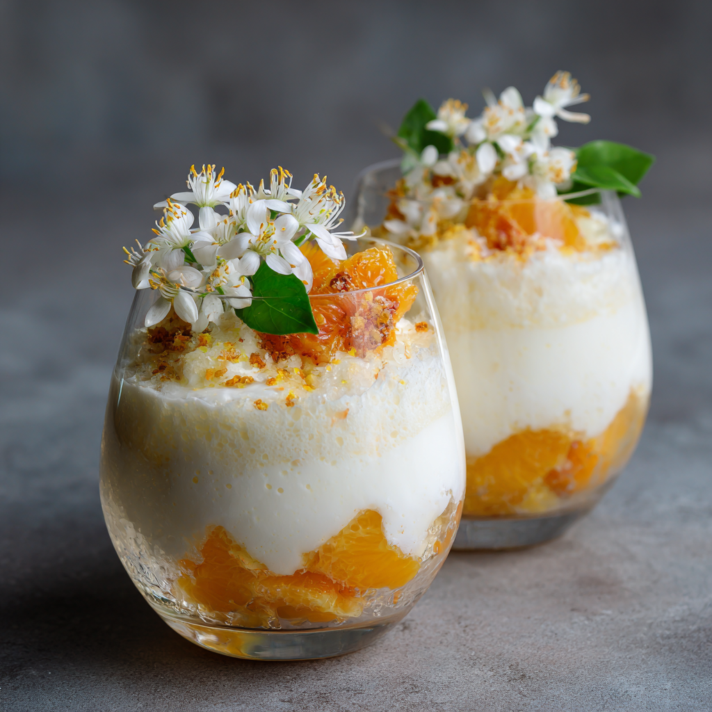 Citrus Blossom Cloud Verrine Recipe 3 Citrus Blossom Cloud Verrine Recipe - Recipe Image