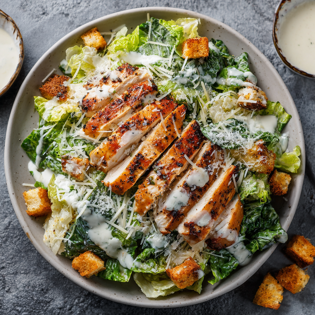 Chicken Caesar Salad Recipe 3 Chicken Caesar Salad Recipe - Recipe Image
